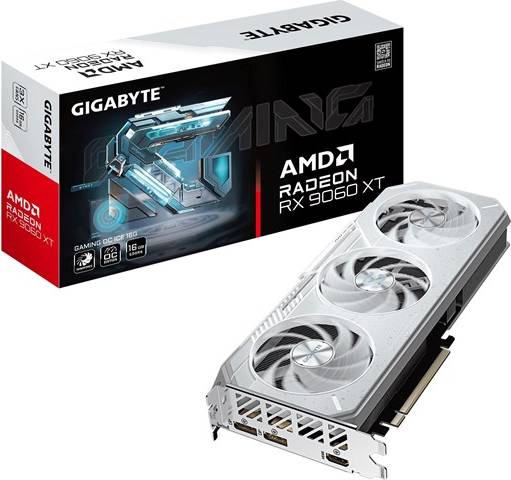 Gigabyte Radeon RX 9060 XT OC ICE 16GB Graphics