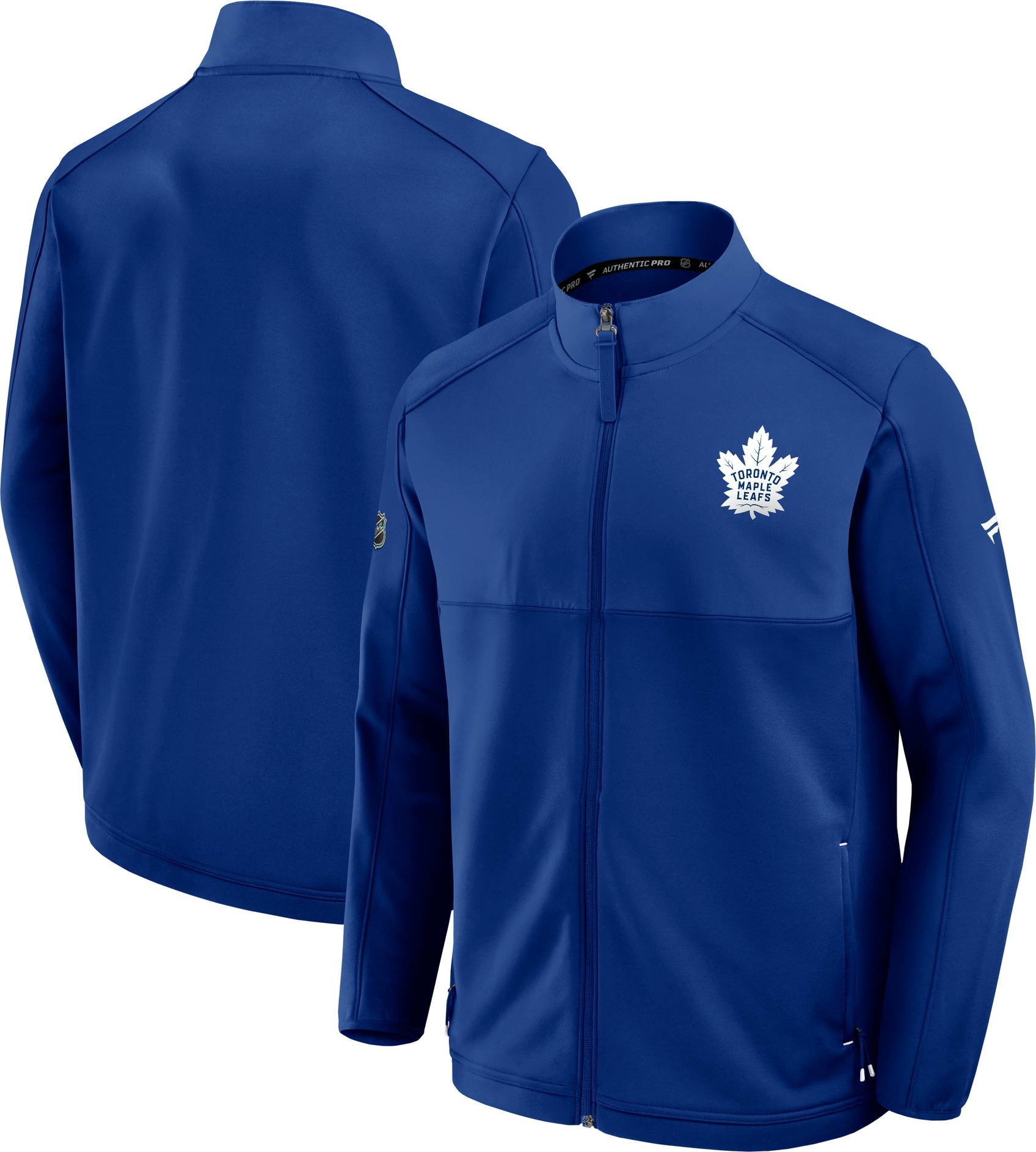 Fanatics Toronto Maple Leafs Authentic Pro Rink Poly Fleece Full Zip Jacket - Mens