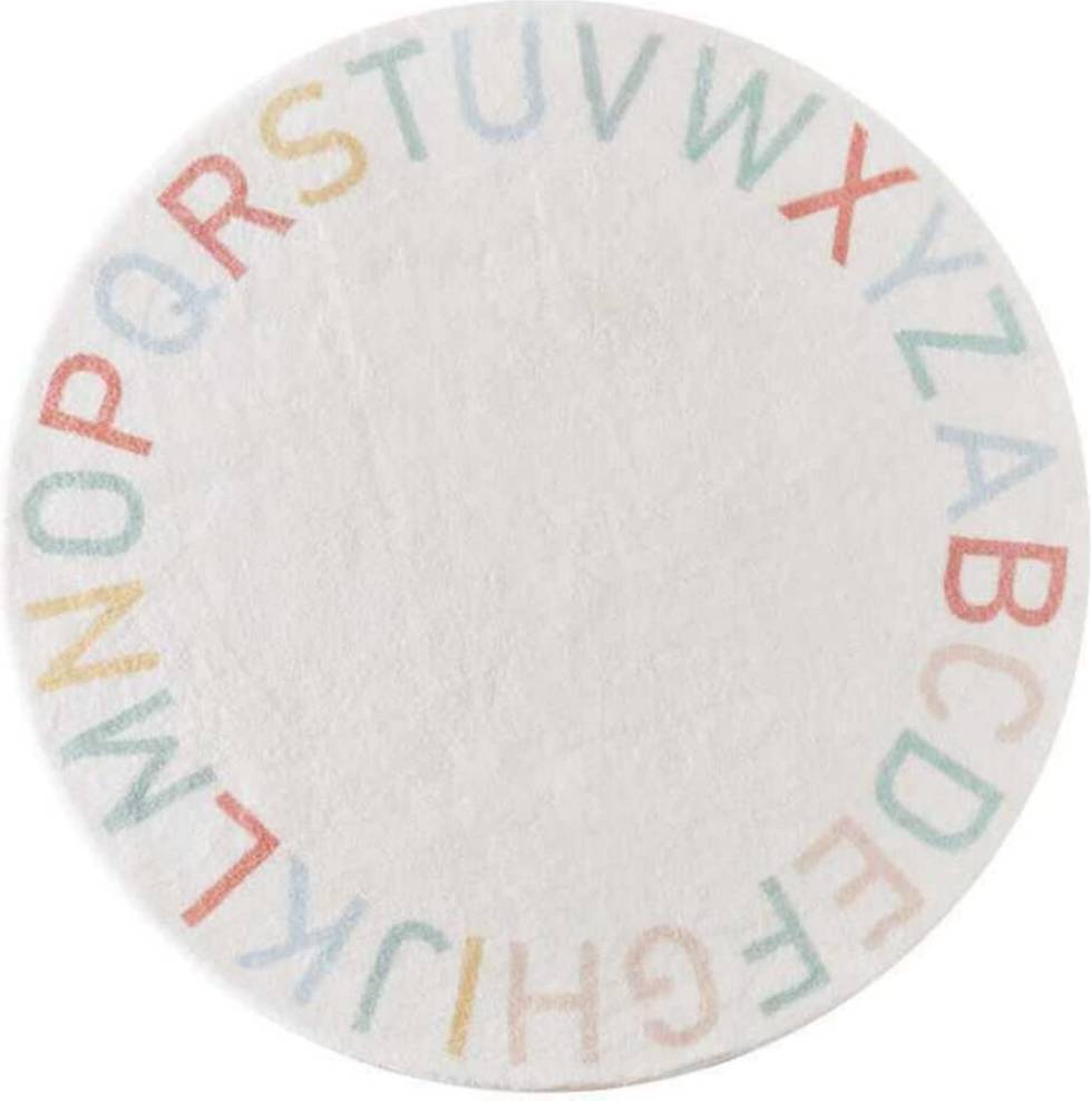 Round Rug Kids Cartoon Area Rug