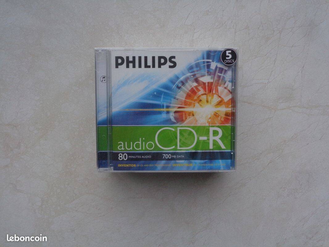 Philips 5-Pack Cd-R Audio 80min 700mb
