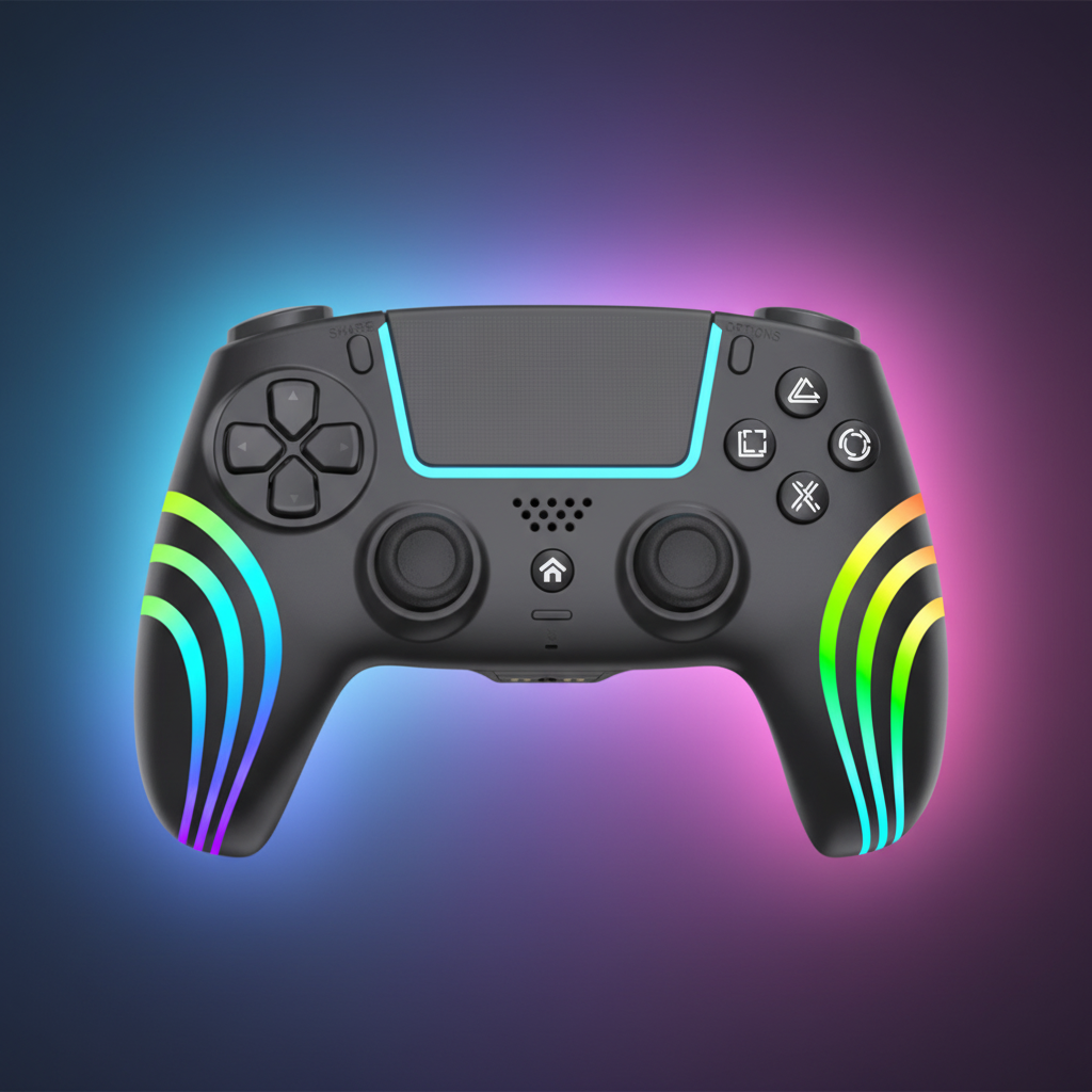 Deep Explorer Wireless RGB Pro Controller Wave B PS5