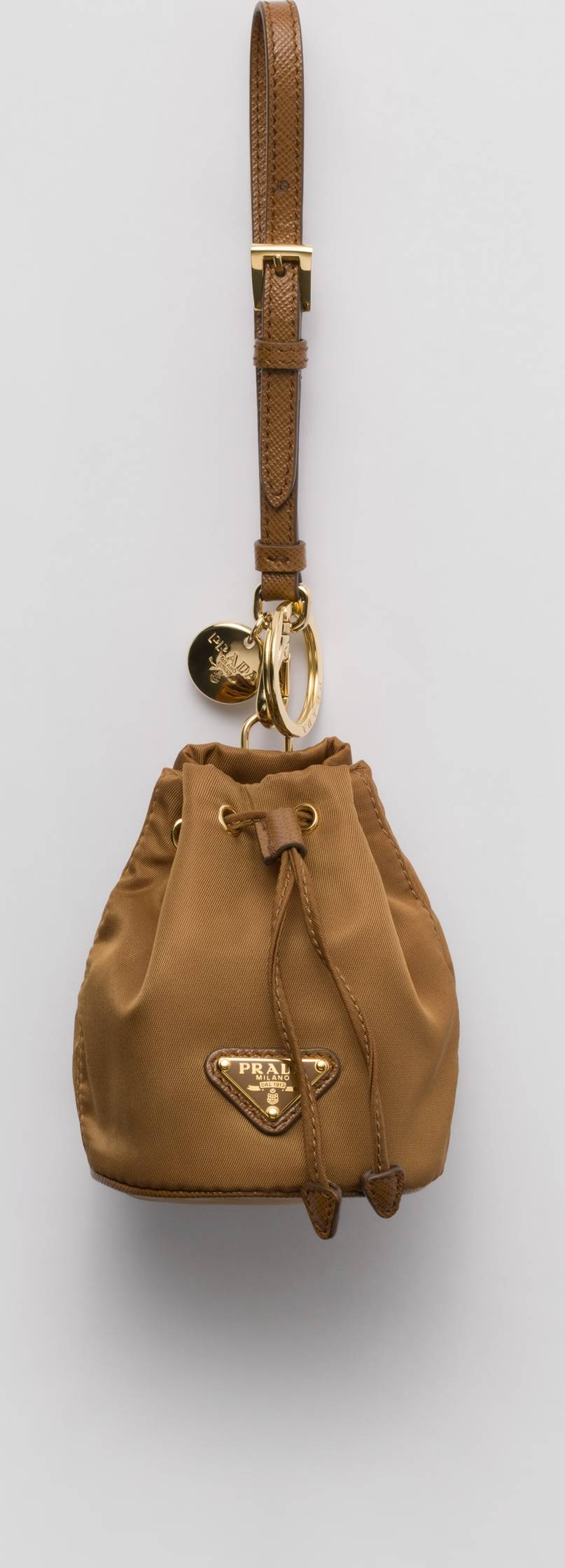 Prada Mini Icon Re-Nylon Keychain Charm