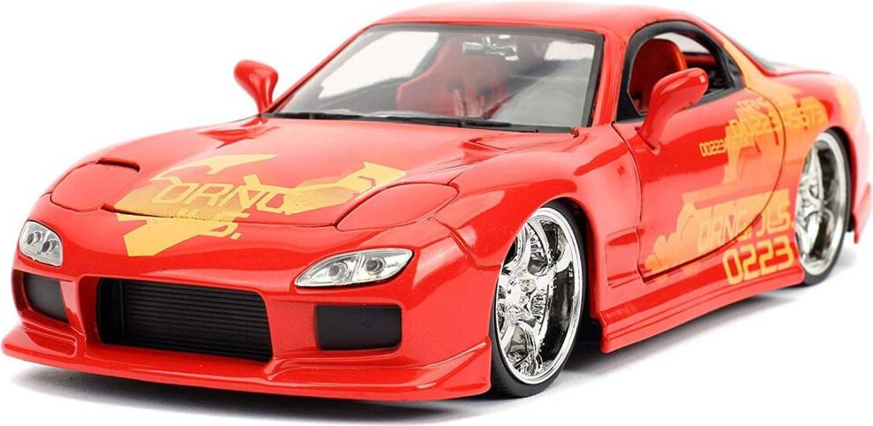 Jada Mazda RX-7 Orange Model