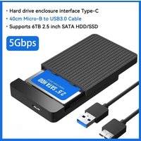 2.5 Inch SSD Case External Hard Disk Drive Adapter