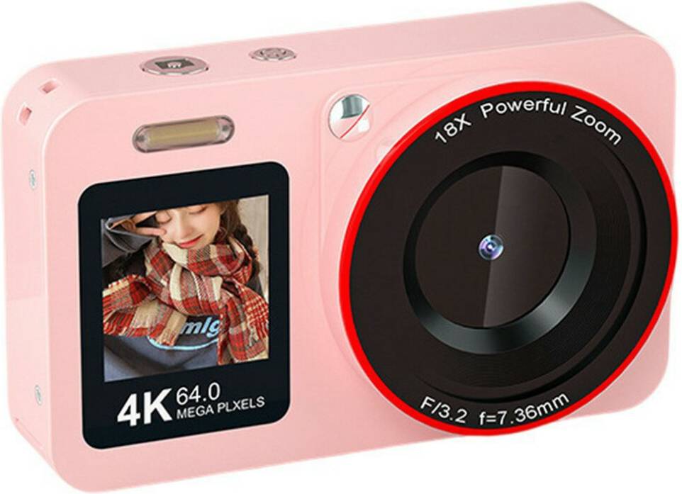 Pink Digital Camera CV01 2.8 Inch