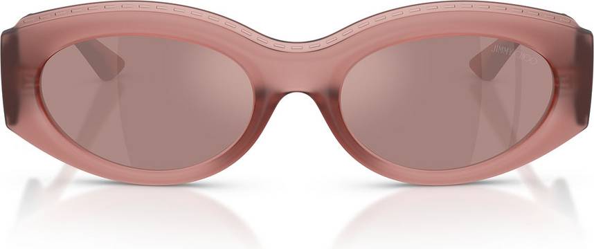 Jimmy Choo JC6002U Solbriller Injiceret Rosa Brun Rund