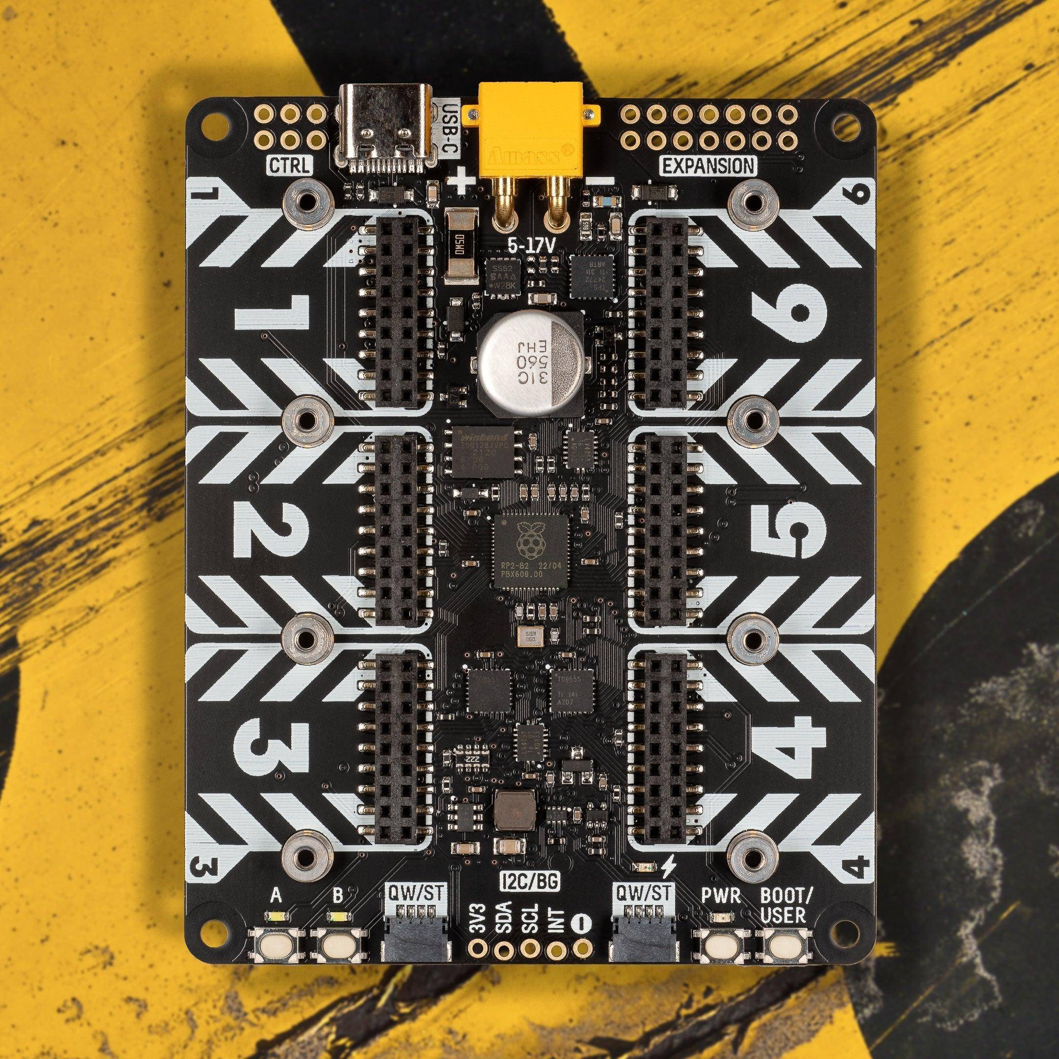 Yukon Nur Host RP2040 16MB Flash XT30 MicroPython