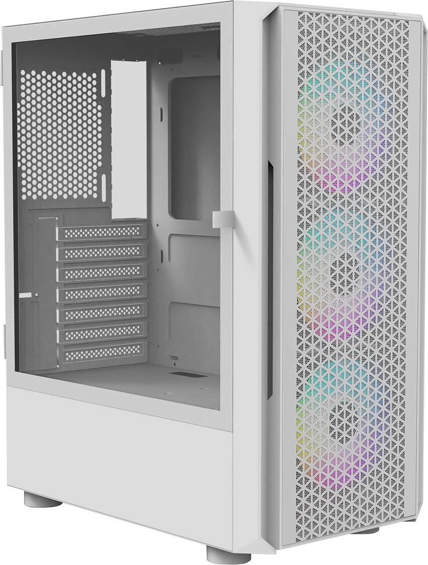 Tower Pc Gaming Computer Atx Case Tempered Glass