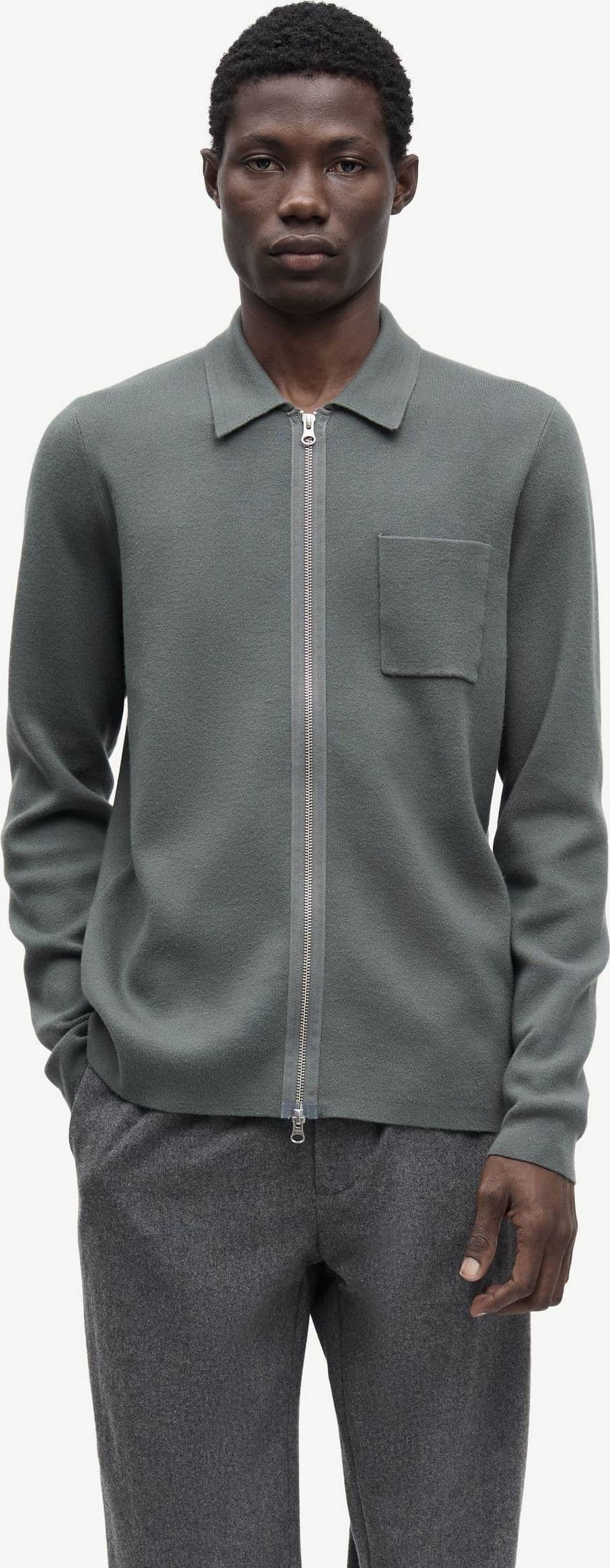 Samsøe Samsøe Guna Full Zip Castor Grey
