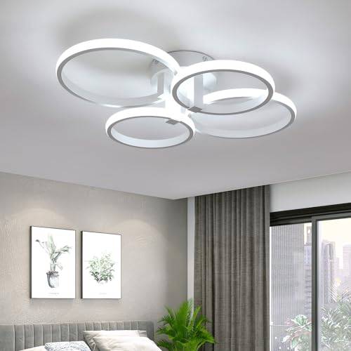 DELIPOP LED 56W 6300LM 4 Rings Ceiling Flush Light