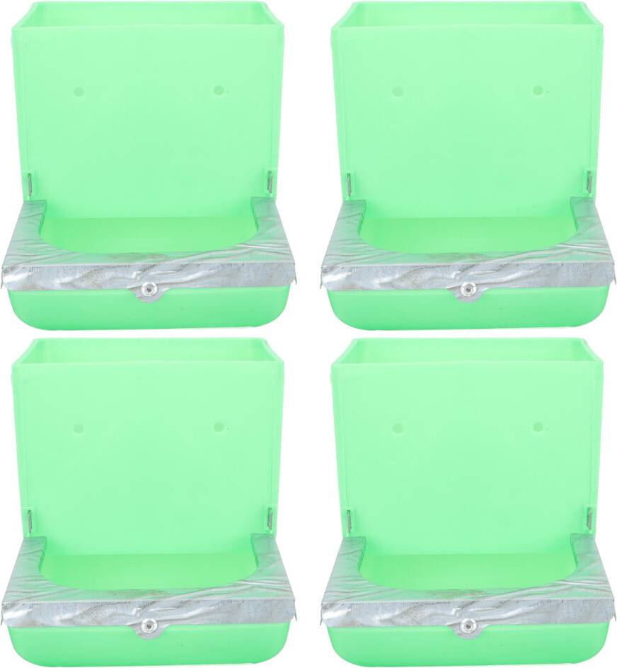 Inoomp 8 Pcs Rabbit Feeding Bowl Plastic