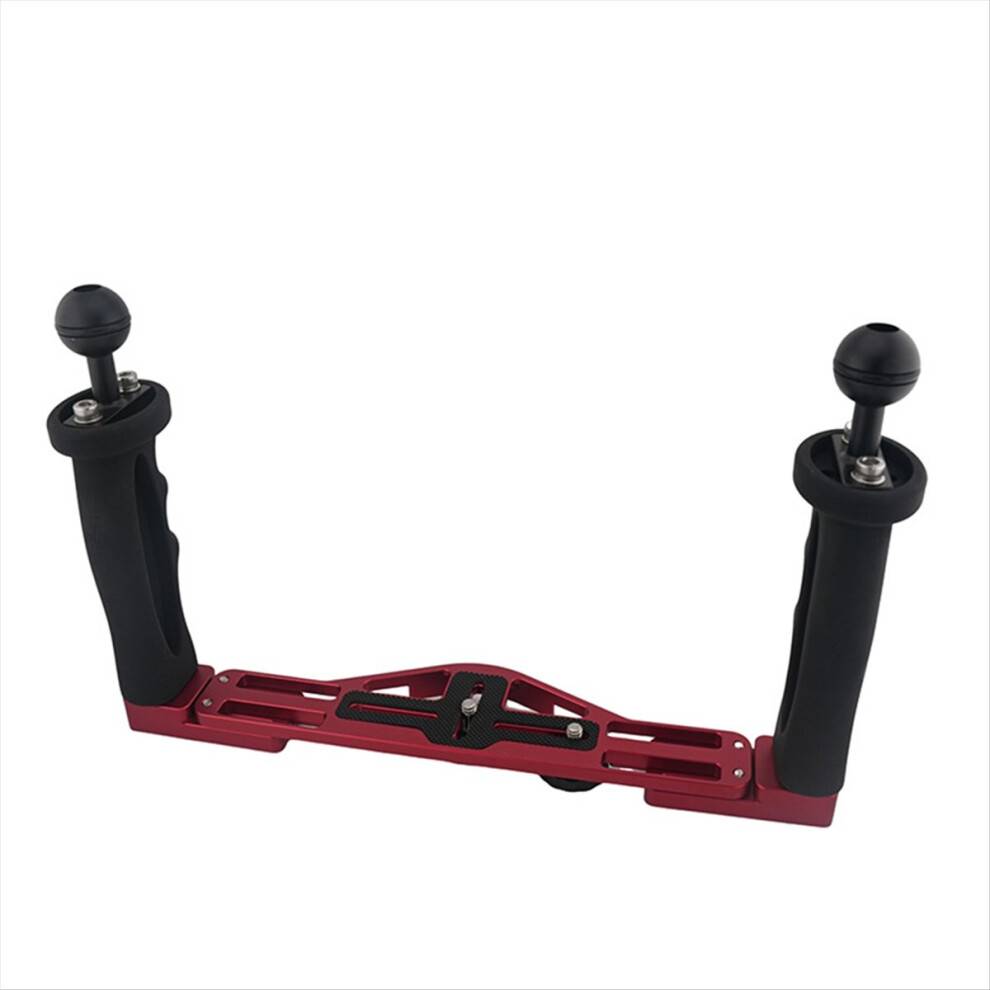 Saudism Underwater Camera Tray Stabilizer Dual Handle Rig