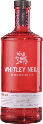 Whitley Neill Raspberry 41.3% 70 cl 43.3%
