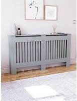 Vida Designs Chelsea Large Radiator Cover Olive Grey
