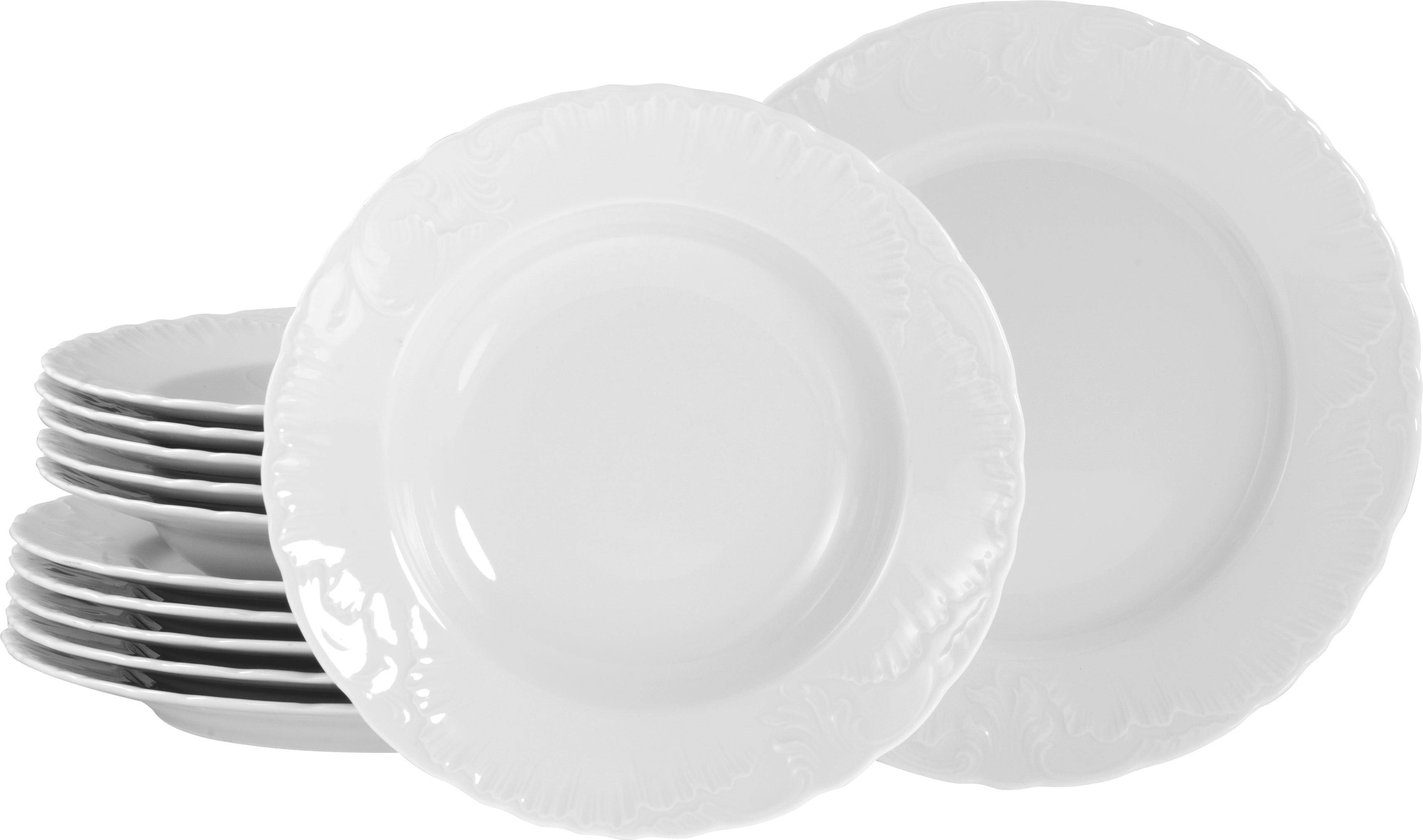 Creatable Rokoko White 12 Delar Servis