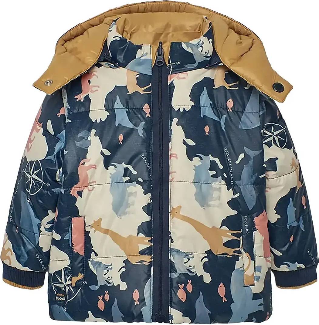 Reversible Parka Multi Patterned