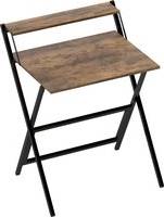 Computer bord Homcom 70 cm Folding Computer Desk Rustic Brown Skrivebord