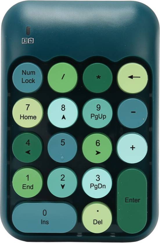 Wireless Numeric Keypad 18 Keys Mini USB Receiver
