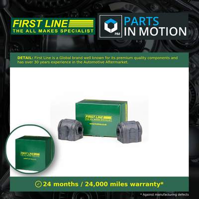 First Line 2x Rear Anti Roll Bar Bush Kit