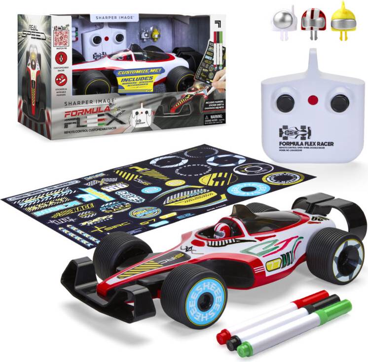 Sharper Sharper Image Fao Formula Flex Remote Control Racer Doodle