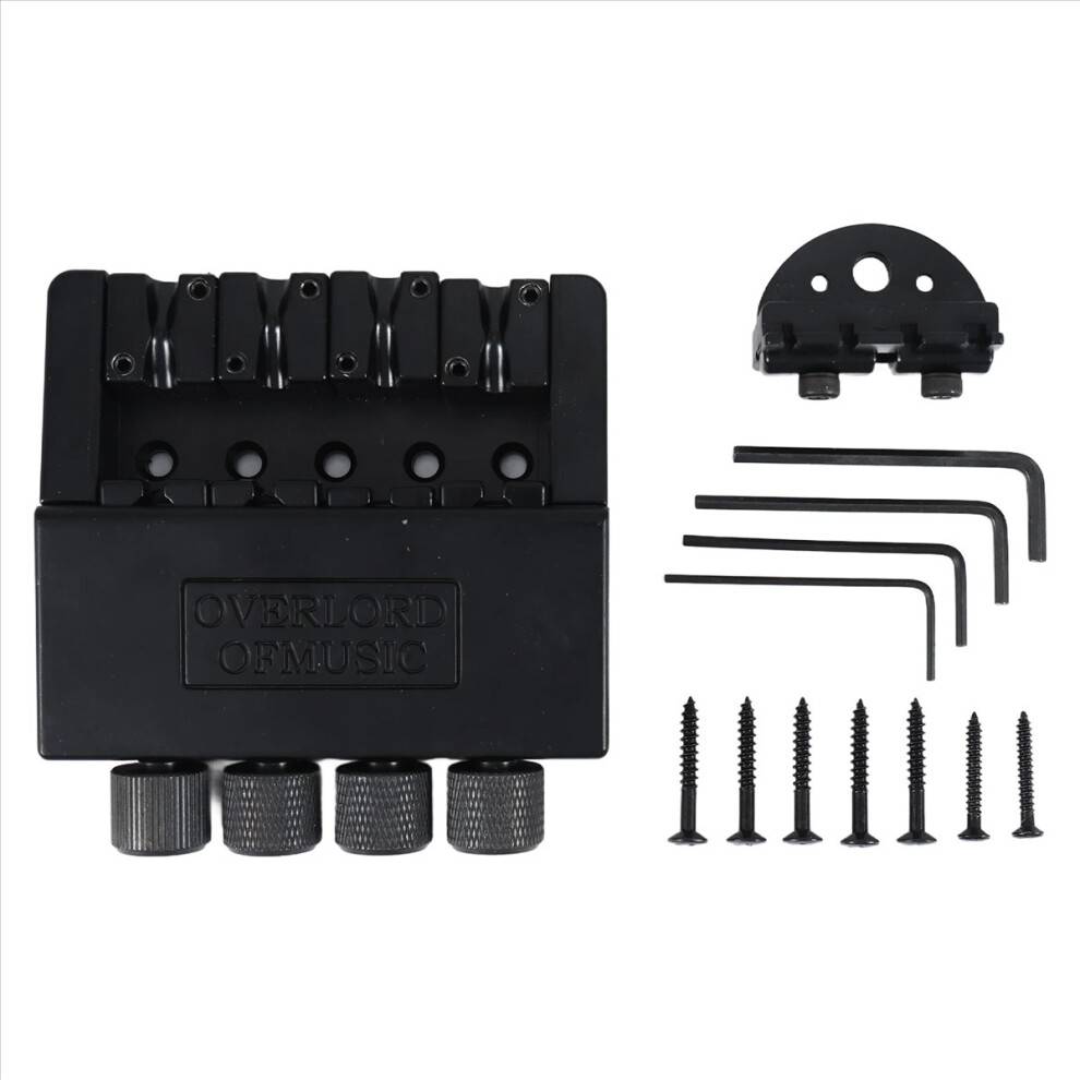 4 String Headless Bass Guitar Bridge Set