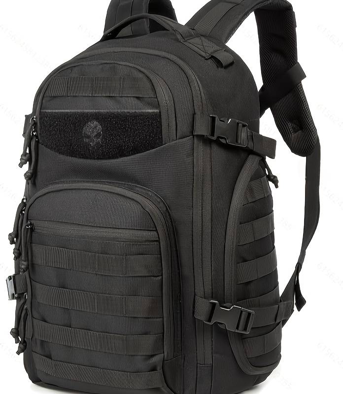 Temu Large Capacity Backpack With Laptop Compartment