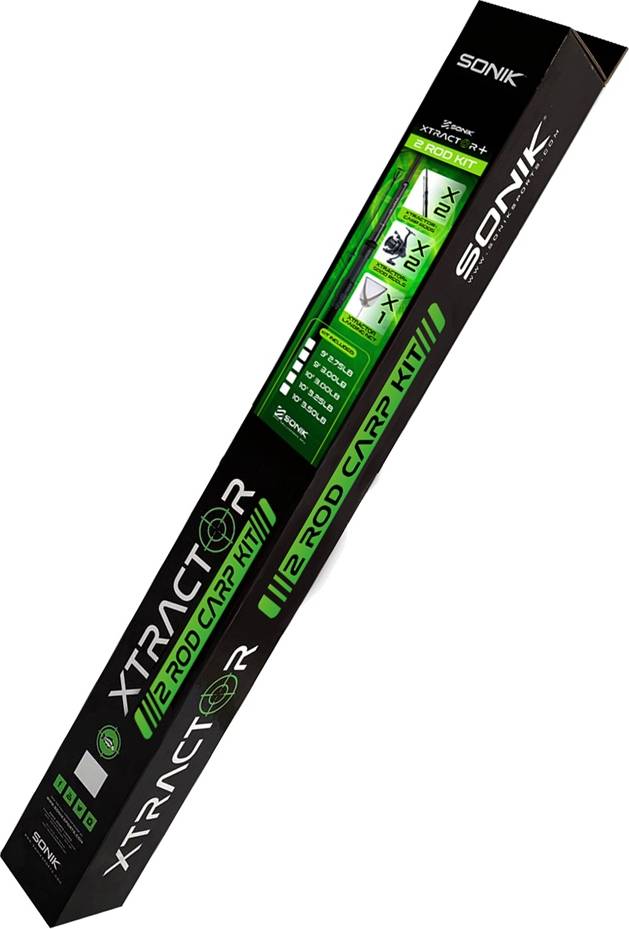 Xtractor+ 2 Rod Carp Kit