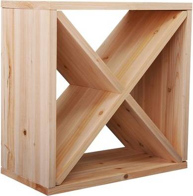 Homcom 24 Bottle Holder Square Wine Rack