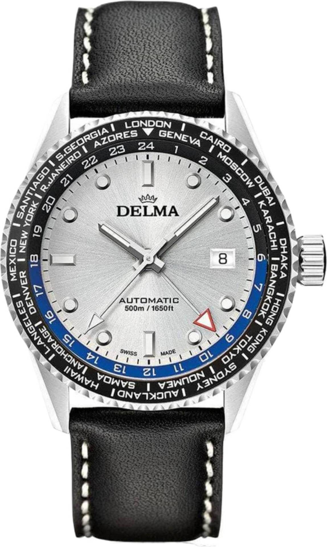 Delma Cayman Worldtimer Automatic Watch