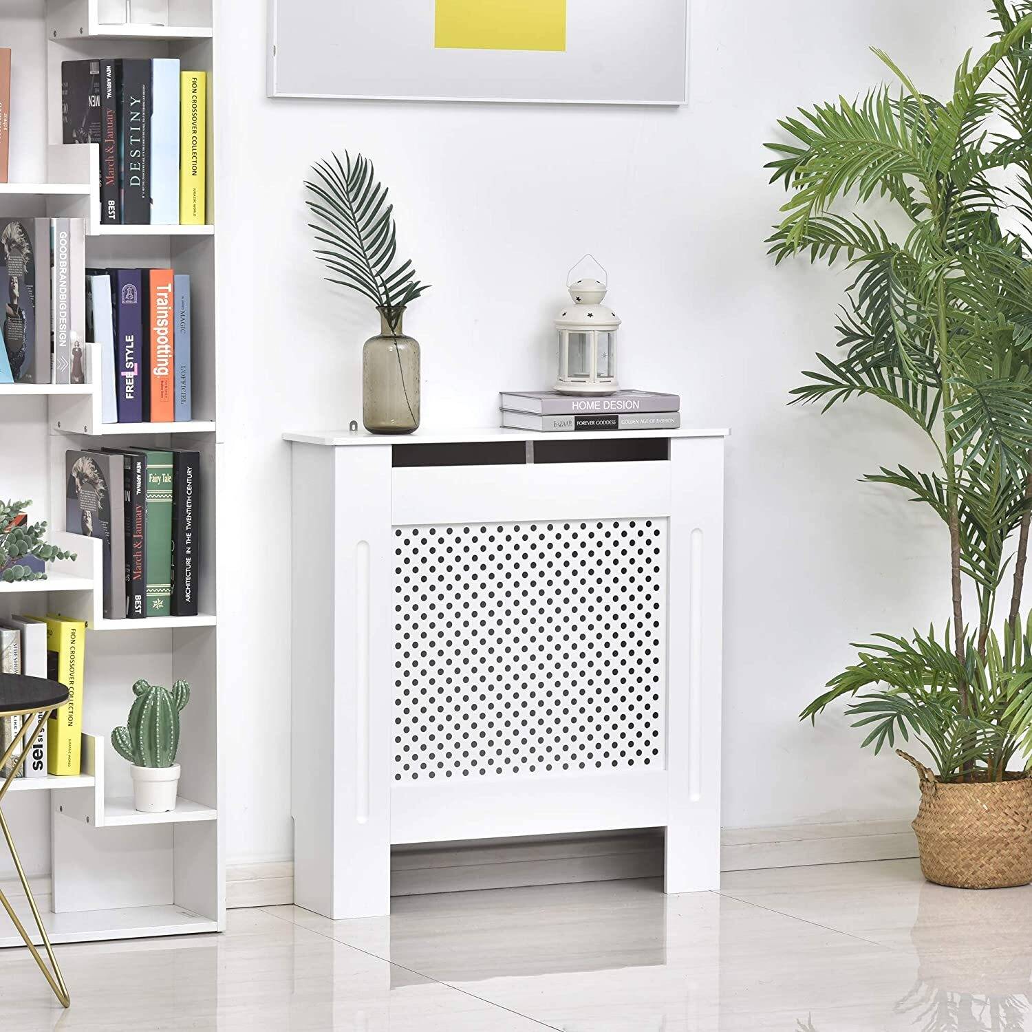 Homcom Radiator Cover White