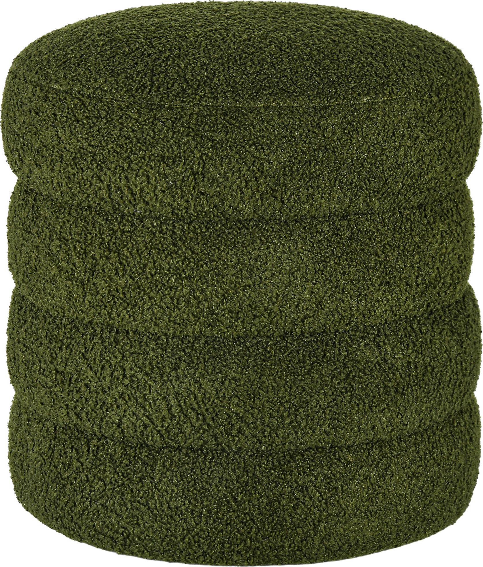 Homcom Skammel Rund Teddy Fleece Siddepuf