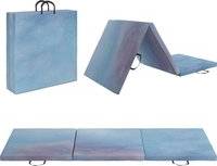 Gymnastics mat Homcom 6FT Foldable Gymnastics Mat Tri-Fold 2 Inch