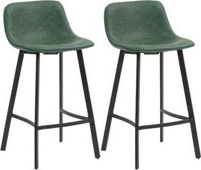 Homcom Stools Set Of 2 Bar Chairs Bar Stool 2pcs
