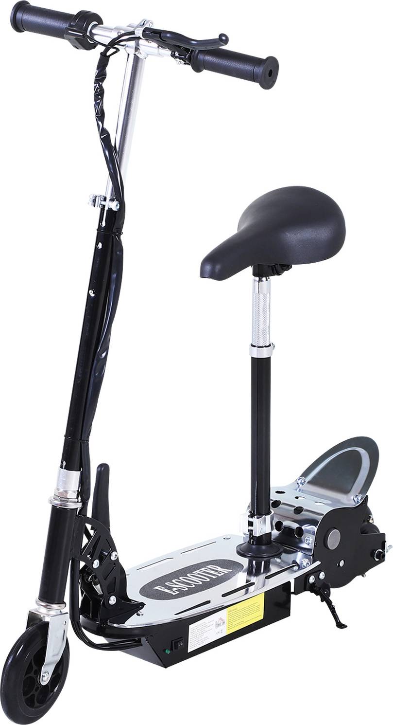 Homcom electric scooter Homcom Foldable Powered 24V Rechargeable Scooter