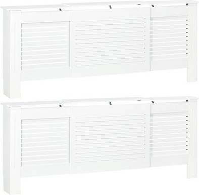 Homcom Extendable Radiator Cover Set Of 2