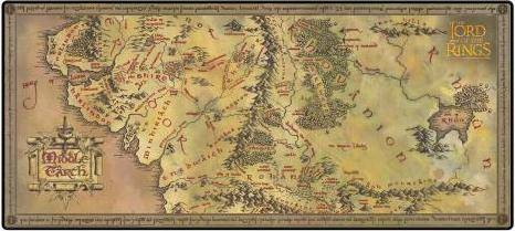 Map Gaming Desk Mat