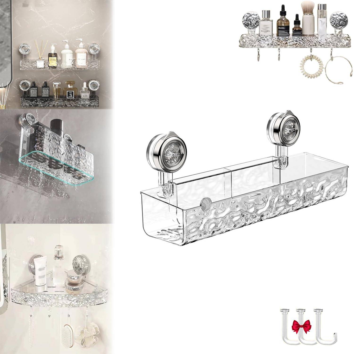 Bathroom Rack Shower Shelf With Suction