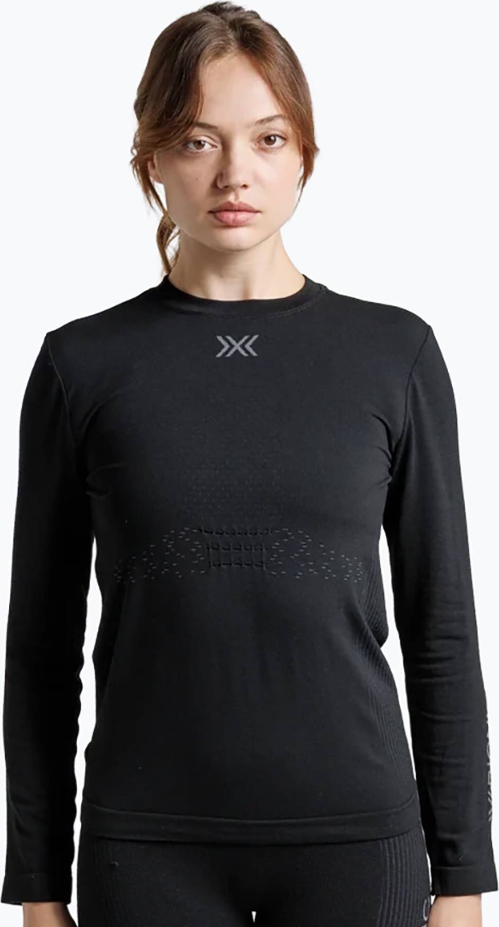 Merino uld undertøj herre X Bionic Mightywool Shirt Merino Undertøj - Sort