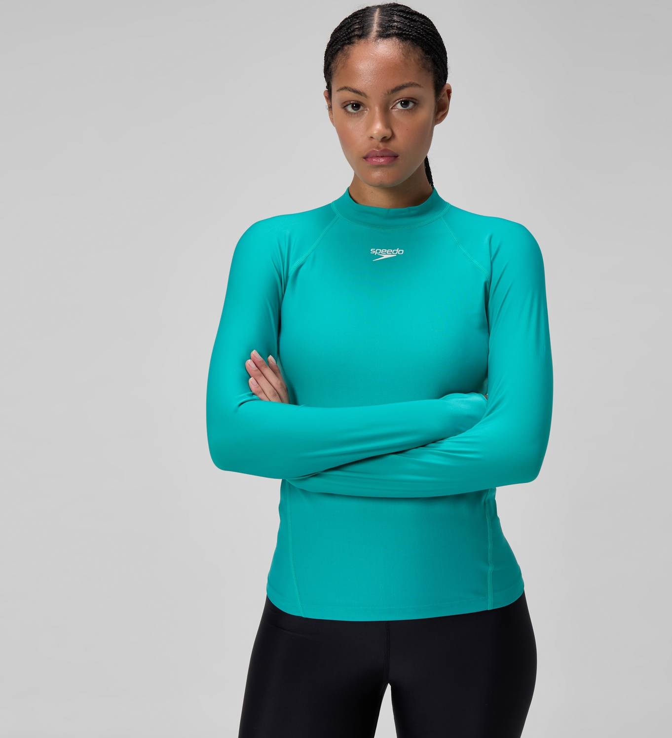 Rashguard Speedo Long Sleeve Rashguard - Turquoise