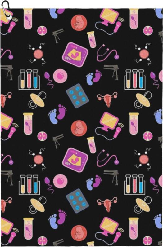 WHIBOS Patterned Tea Towel Kitchen Towel