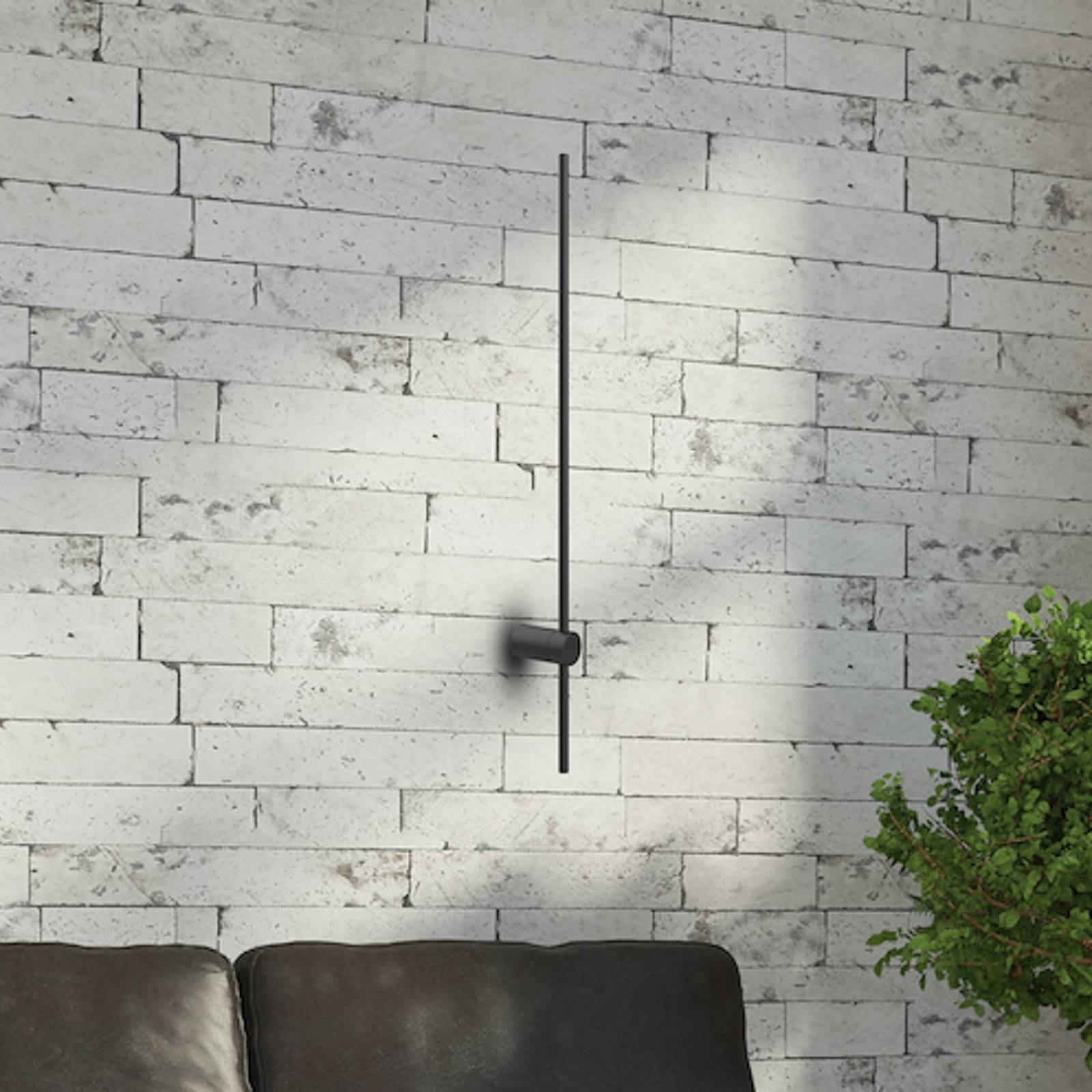 LED Væglampe Swing Lighting Sort