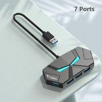 Kebidumei 4 In 1 USB 3.0 Hub Multi Splitter Adapter