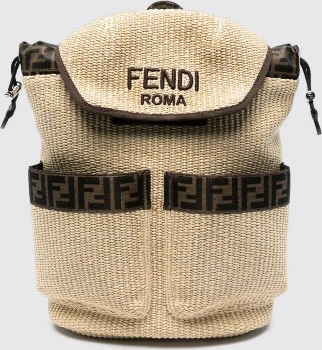 Duffel bag backpack Fendi Rice Grain Backpack