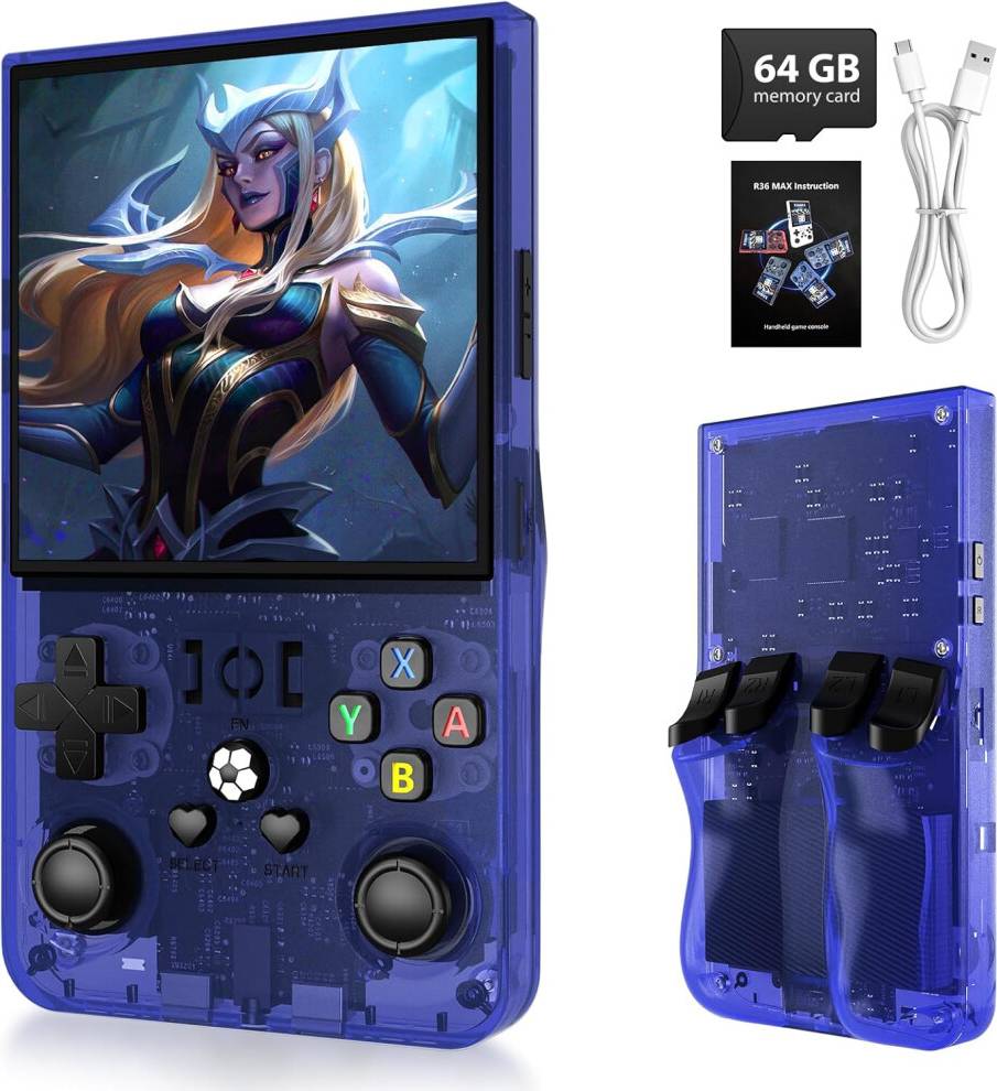 Five Leaf R36MAX Retro Handheld Game Console