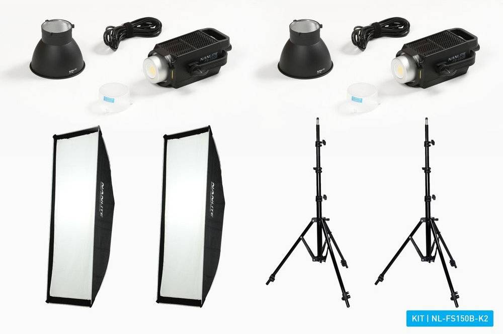 Nanlite FS-150B LED Spot Light Dual Kit