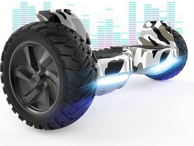 8.5 Inch Hummer All-Terrain Hoverboard LED Bluetooth