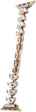 Apple Watch Series Metal Rhinestone Watch Strap