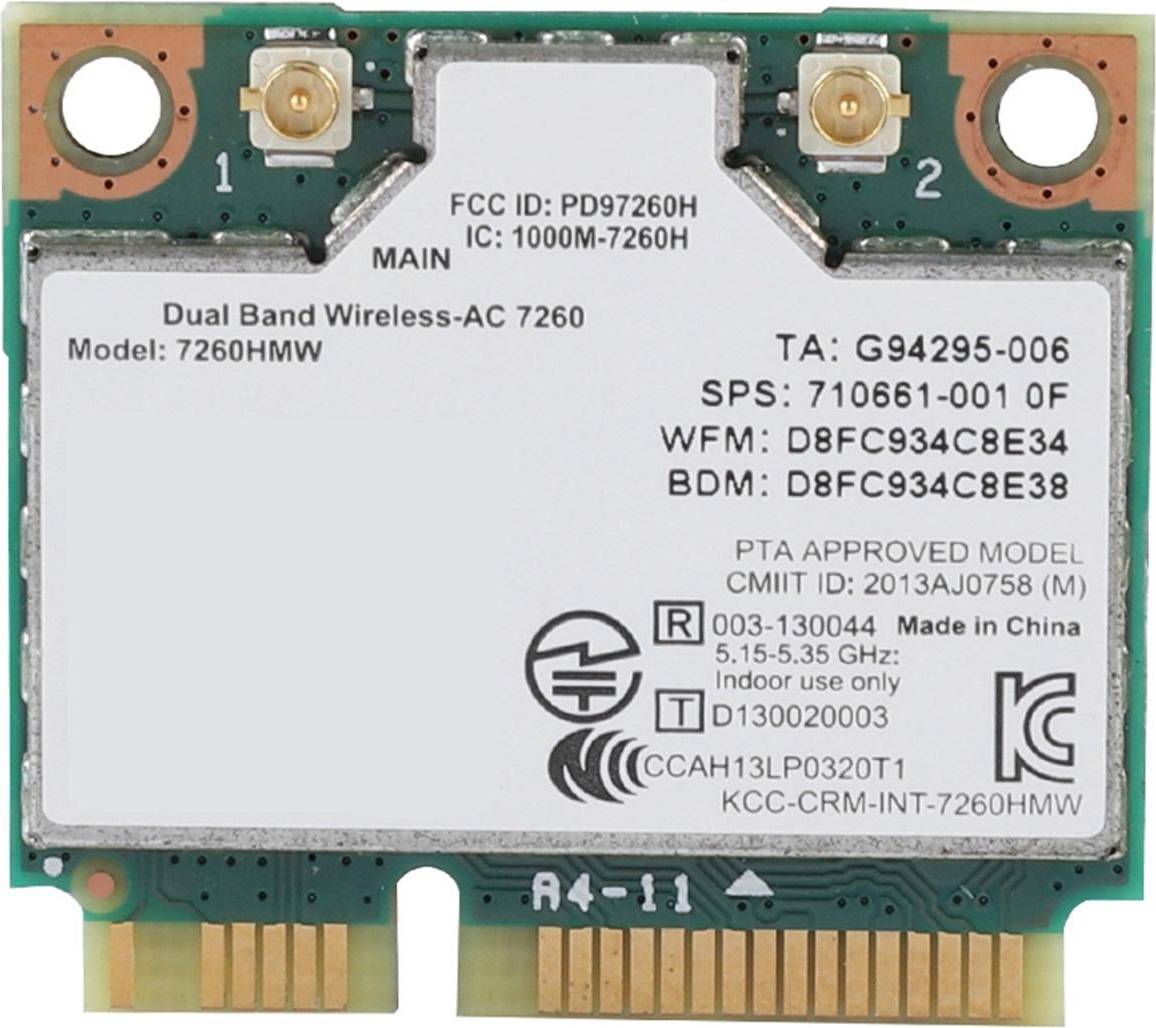 Intel Intel 7260AC Universal Wireless Card