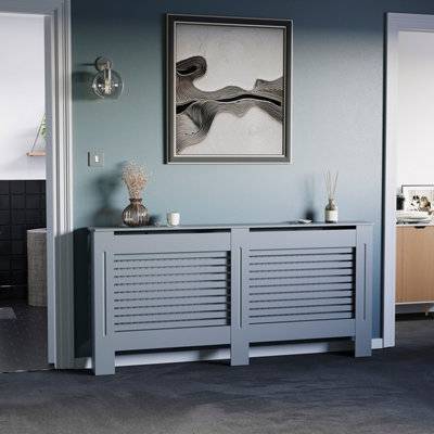 Milton Radiator Cover Dark Grey Extra Large
