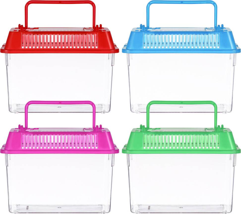 Inoomp Mini Fish Tank Plastic Handheld Green